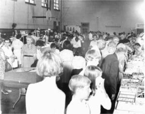 For decades, the North Carolina Mineral and Gem Festival was held at the Harris High School Gym in Spruce Pine as shown in this picture.