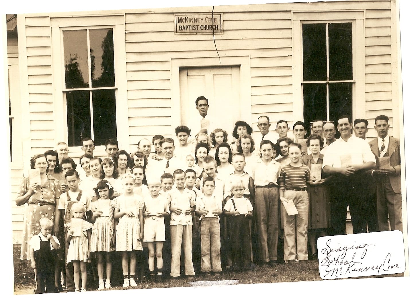 Singing School at McKinney Cove Baptist Church