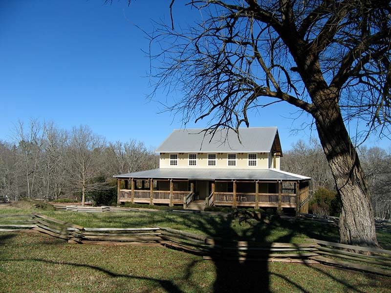 Photo of the Visitor's Center at Musgrove Mill