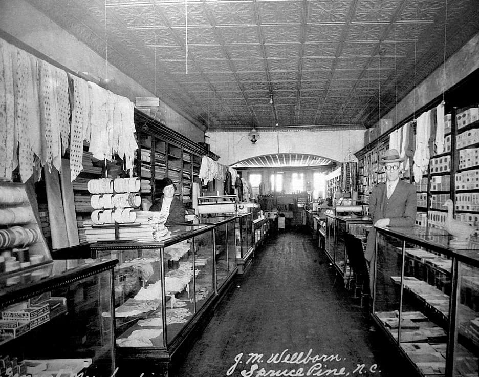 Wellborns and McCalls Anchored Spruce Pine’s Lower Street for Almost a Century
